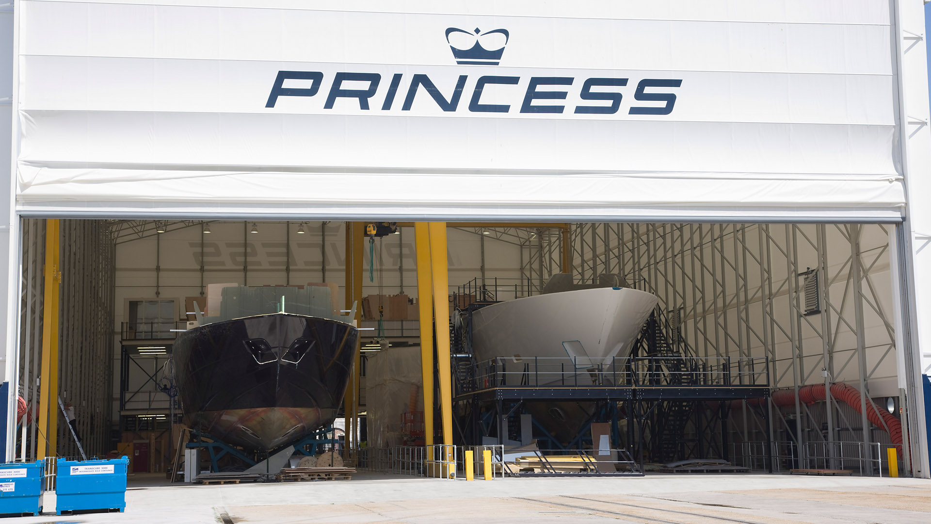 princess yachts manufacturing sites